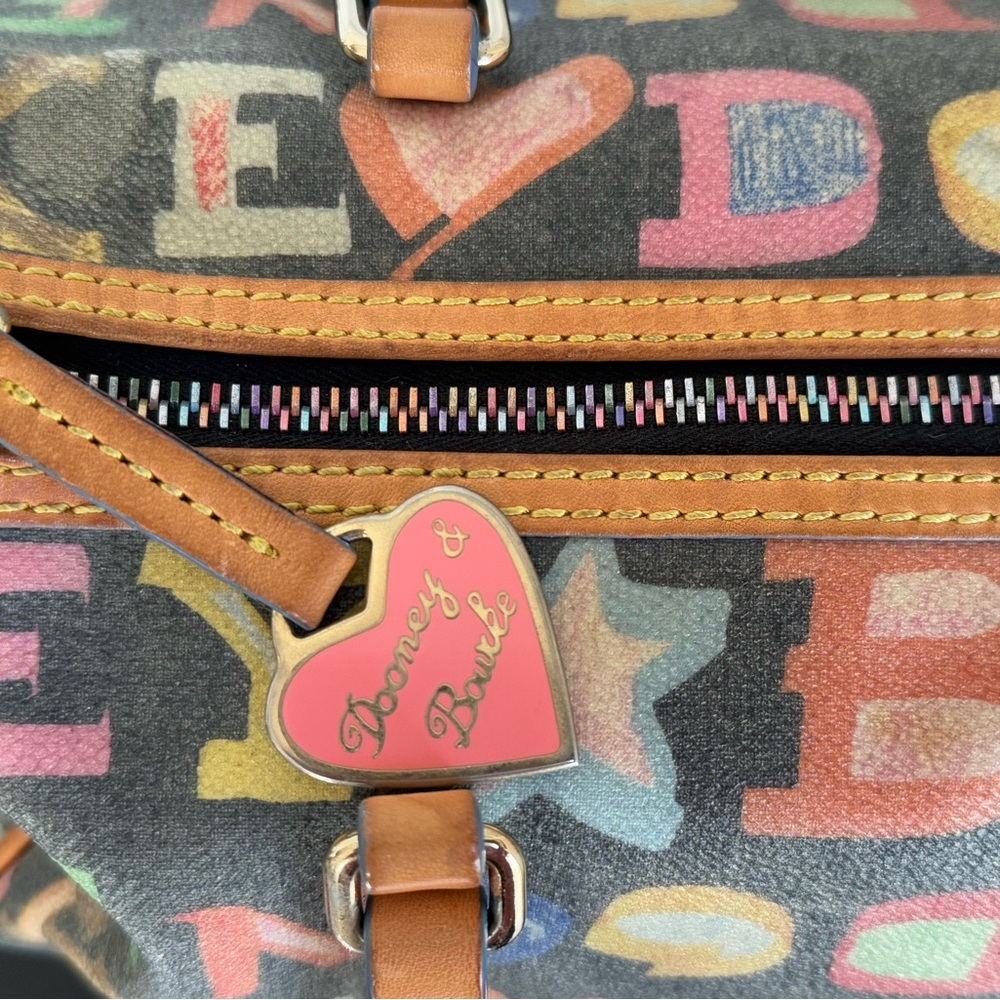 Vintage 90s Dooney & Bourke Signature Satchel - Picture 11 of 16